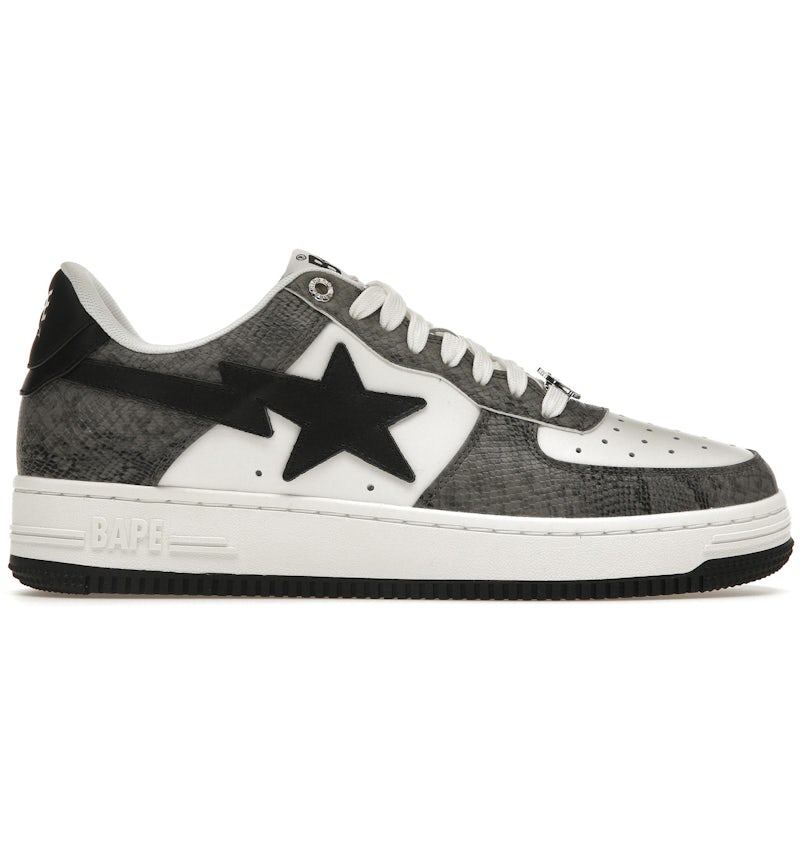 A Bathing Ape Bape Sta Snake Skin Black