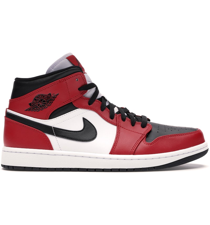 Jordan 1 Mid Chicago Toe