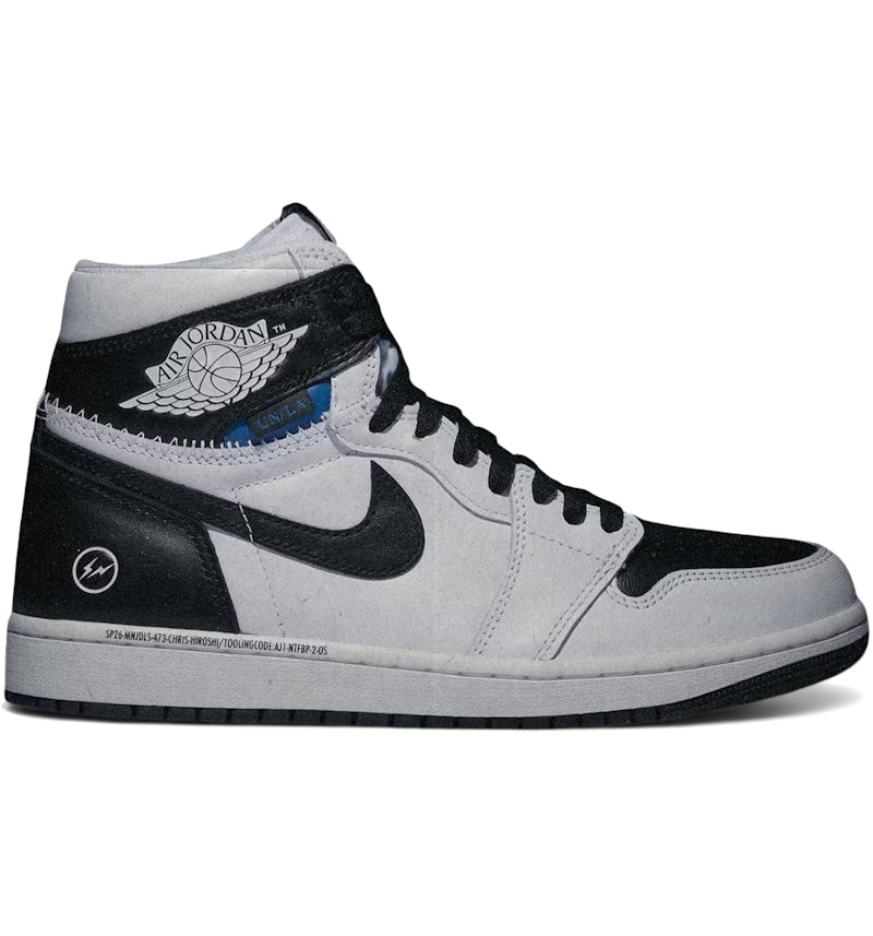 Jordan 1 Retro High OG SP Fragment x Union LA White Black