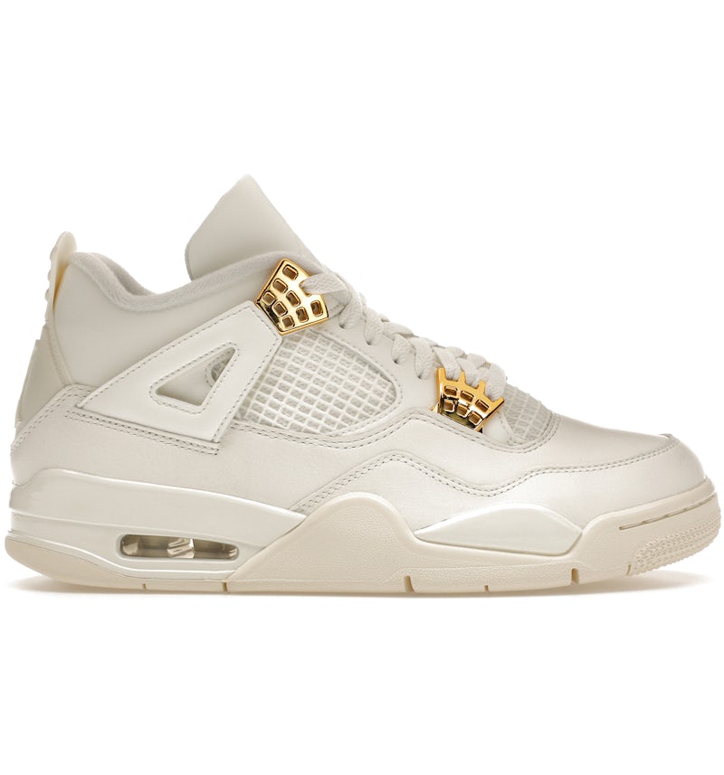 Jordan 4 Retro Metallic Gold (Women's)