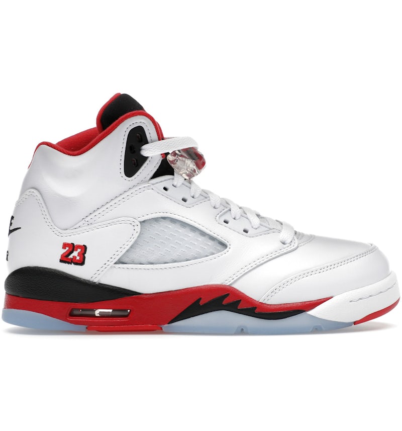 Jordan 5 Retro Fire Red Black Tongue (2025) (GS)