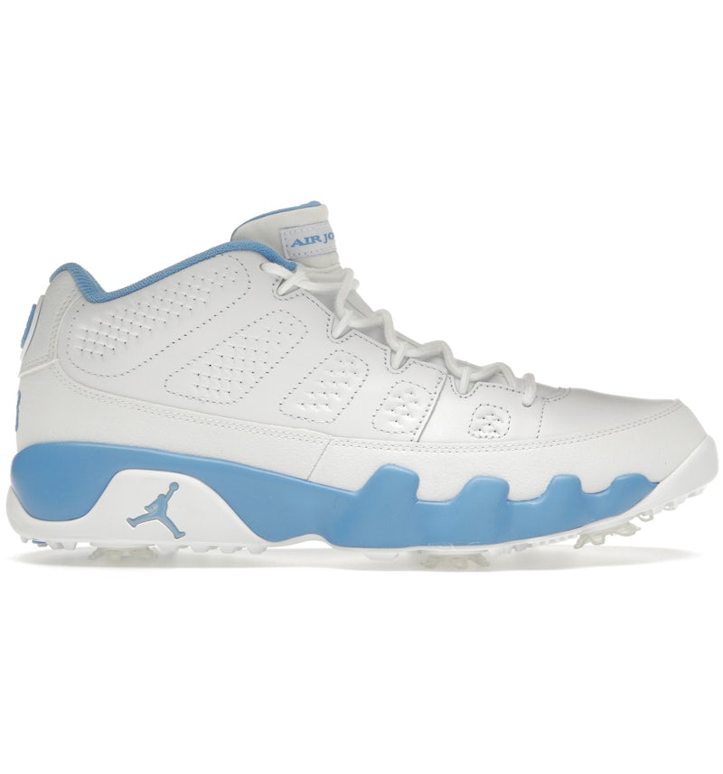 Jordan 9 Retro Low Golf White University Blue