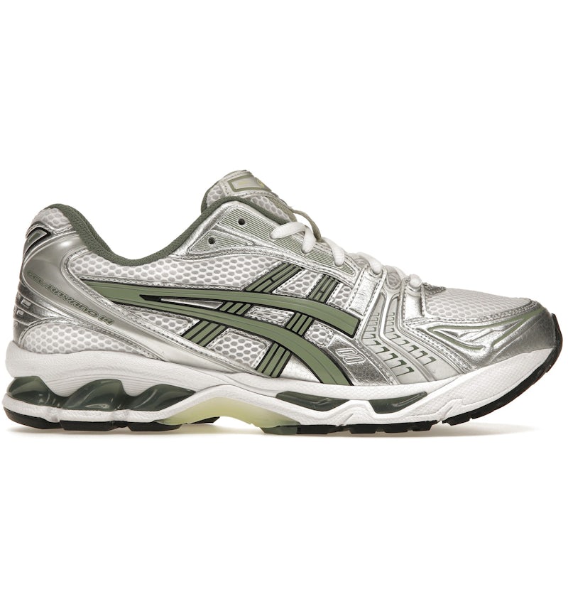 ASICS Gel-Kayano 14 White Pure Silver Slate Grey Sage