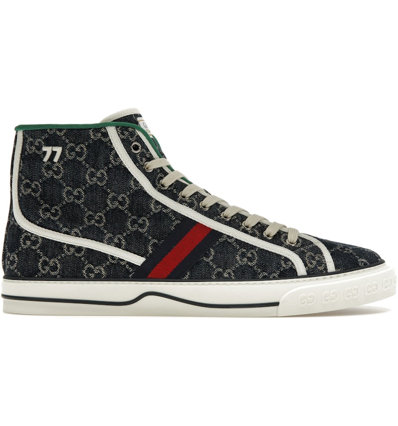 Gucci Tennis 1977 High Top Sneaker Blue