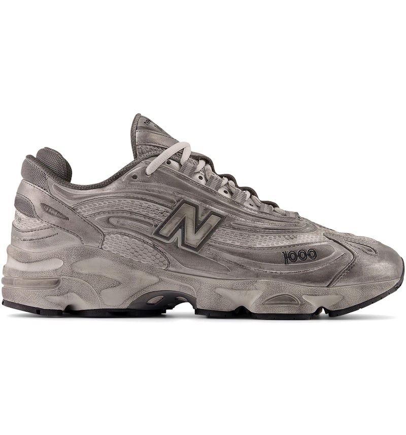 New Balance 1000 Silver Metallic Distressed