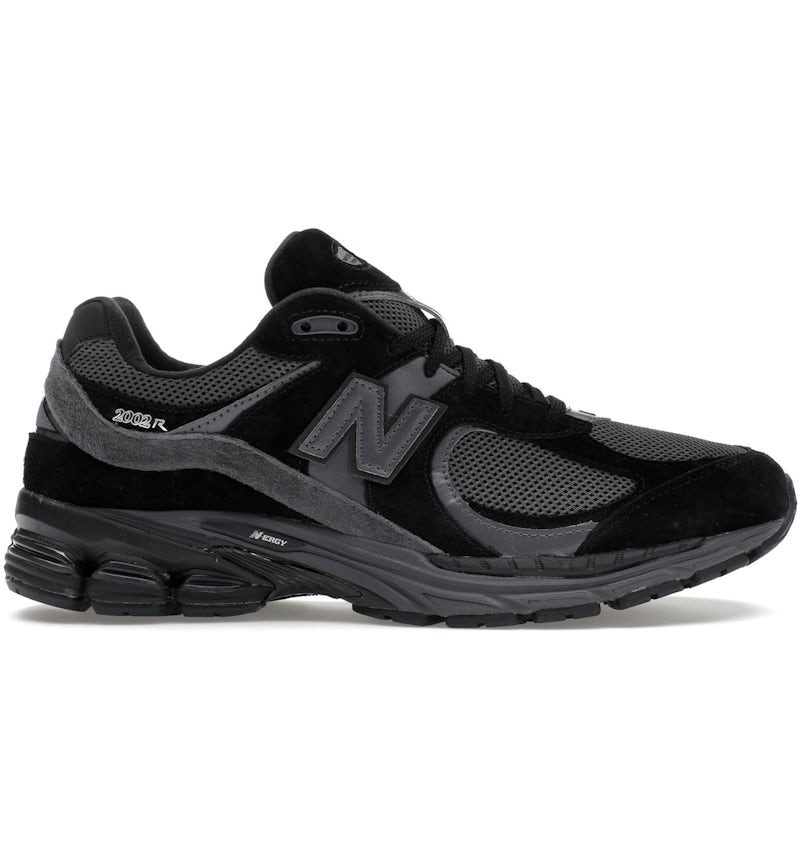 New Balance 2002R Black Dark Grey