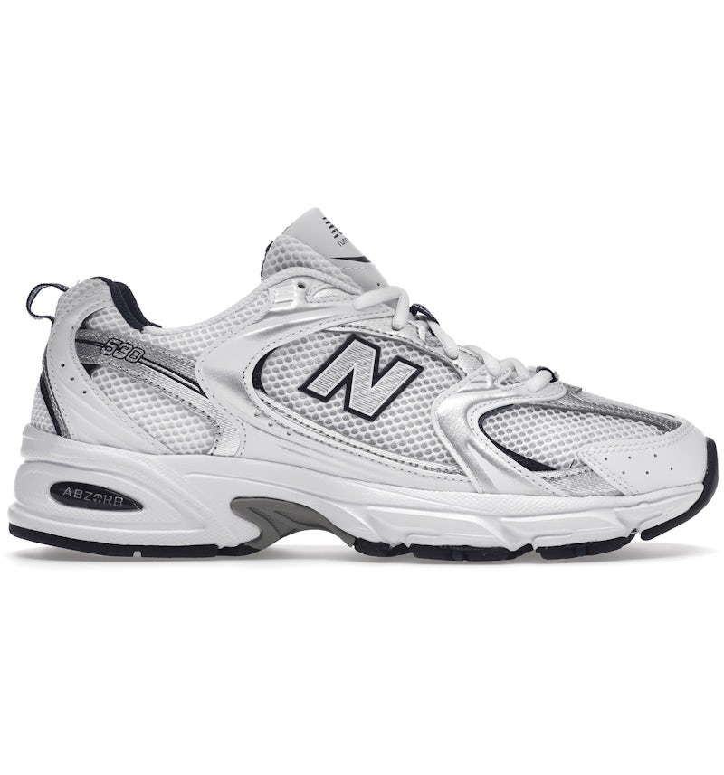 New Balance 530 White Silver Navy