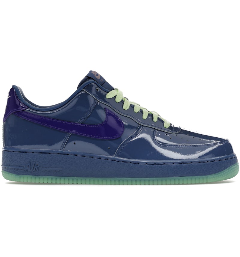 Nike Air Force 1 Low Patent Leather Mystic Navy Grape Ice