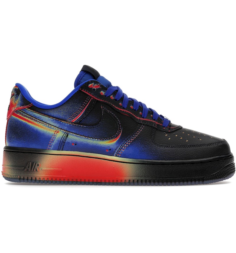 Nike Air Force 1 Low Retro Heat Map Black Racer Blue