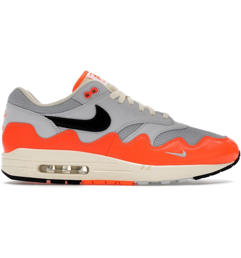 Nike Air Max 1 Patta Waves Hyper Crimson Pure Platinum (With Bracelet)
