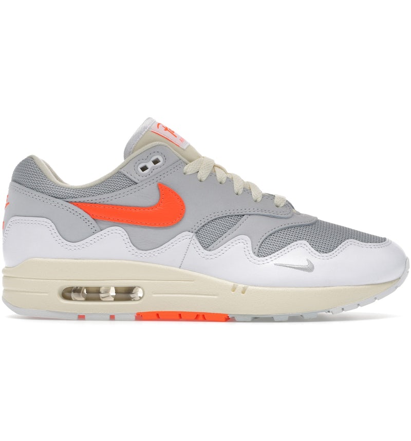 Nike Air Max 1 Patta Waves White Hyper Crimson (With Bracelet)