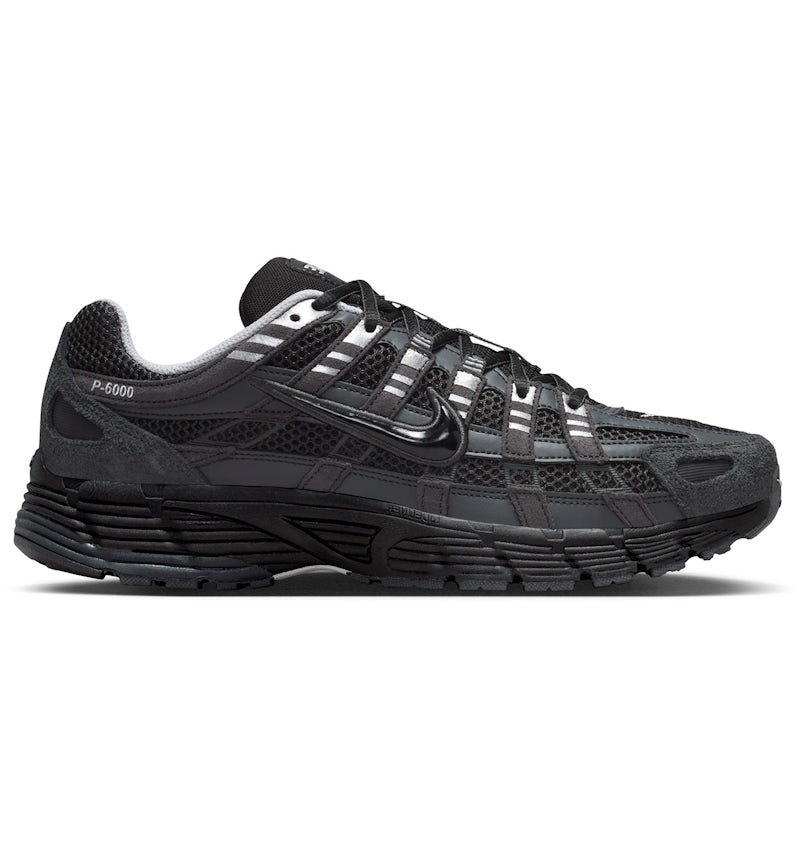 Nike P-6000 Suede Anthracite Metallic Silver