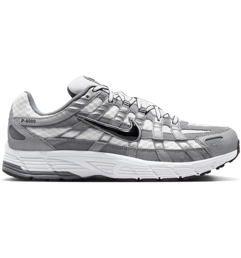 Nike P-6000 White Metallic Cool Grey Black