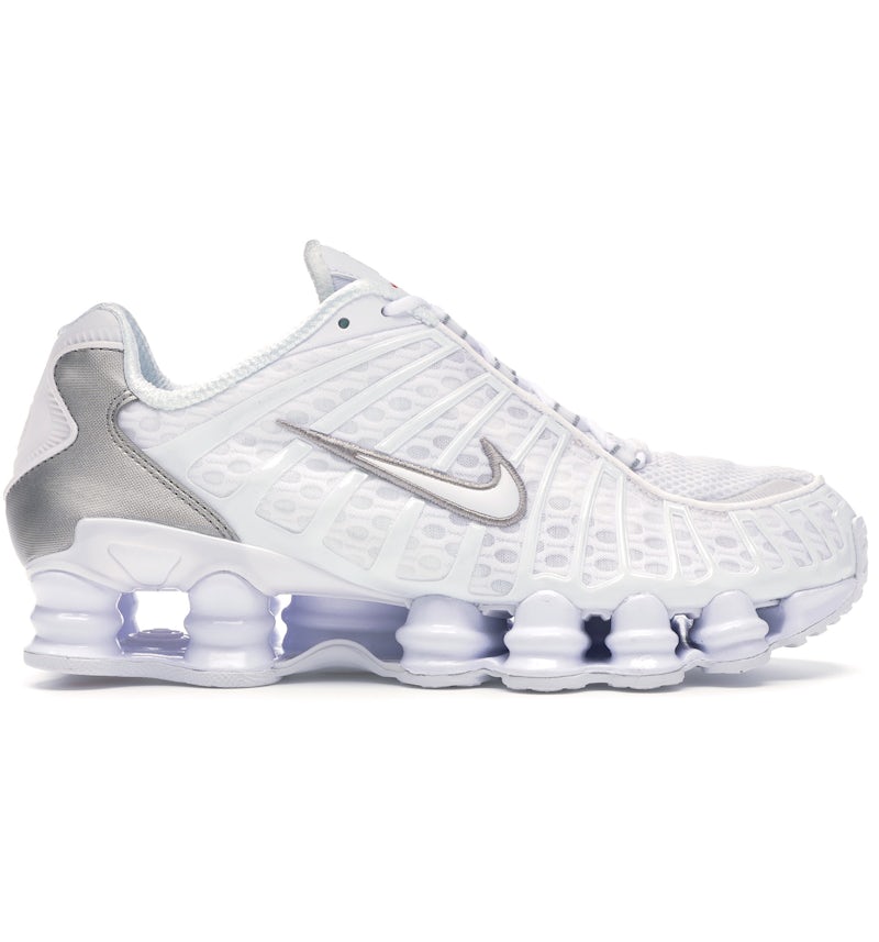 Nike Shox TL White Metallic Silver